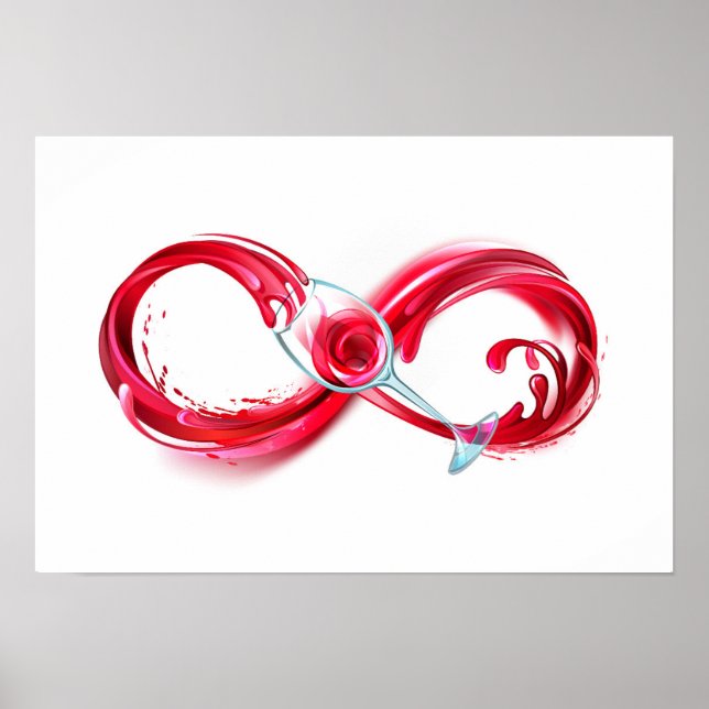Infinity with Red Wine Poster (Front)