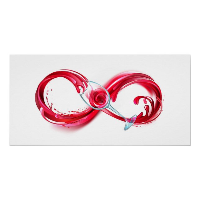 Infinity with Red Wine Poster (Front)