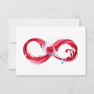 Infinity with Red Wine Save The Date