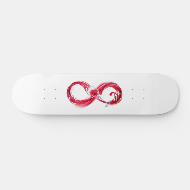 Infinity with Red Wine Skateboard (Horz)
