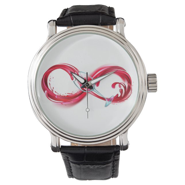 Infinity with Red Wine Watch (Front)