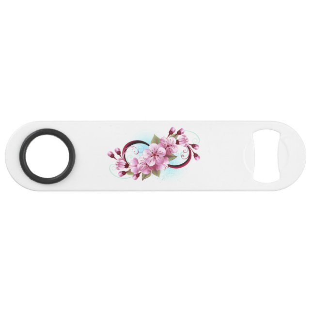 Infinity with Sakura Blossom Flowers (Front (Horizontal))