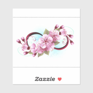 Infinity with Sakura Blossom Flowers