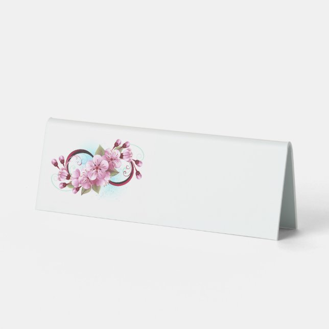 Infinity with Sakura Blossom Flowers (Front)
