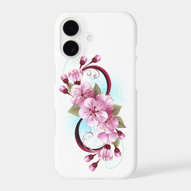 Infinity with Sakura Blossom Flowers (Back)