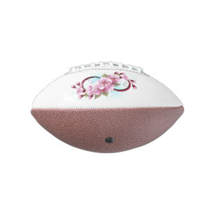Infinity with Sakura Blossom Flowers Football