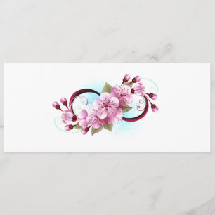Infinity with Sakura Blossom Flowers Program