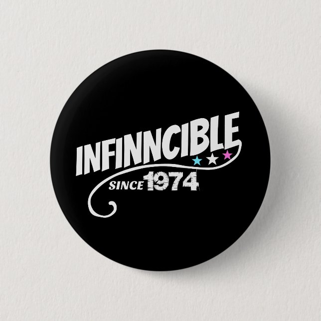Infinncible 6 Cm Round Badge (Front)