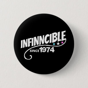 Infinncible 6 Cm Round Badge