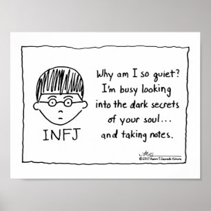 INFJ Taking Notes Print