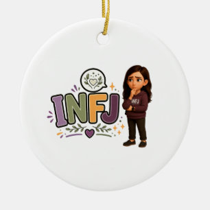 INFJ — The Guardian of Ideas Ceramic Ornament
