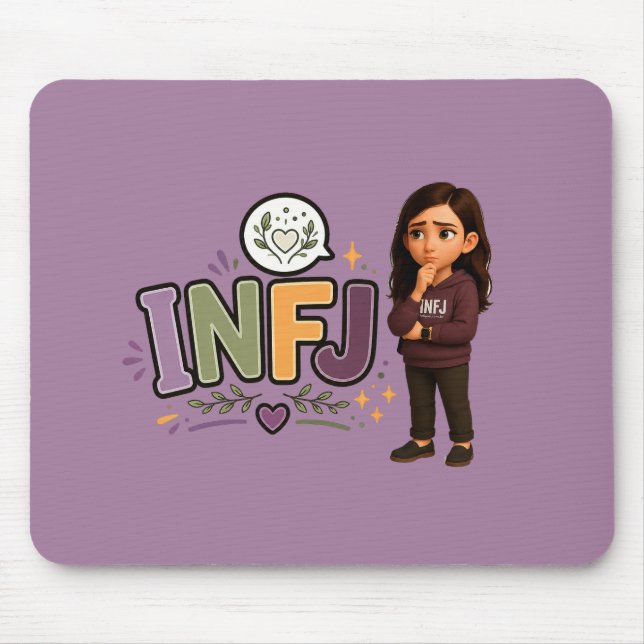 INFJ — The Guardian of Ideas Mouse Pad (Front)
