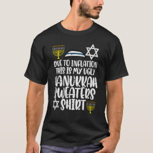 Inflatiion Ugly Hanukkah Sweater Chanukkah Jew