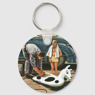 Inflating Beach Toy Key Ring
