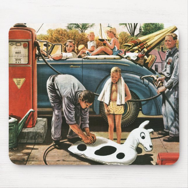 Inflating Beach Toy Mouse Pad (Front)