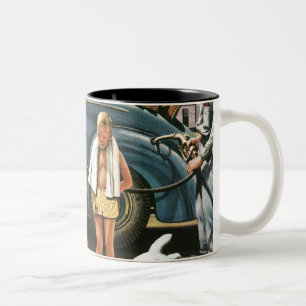 Inflating Beach Toy Two-Tone Coffee Mug