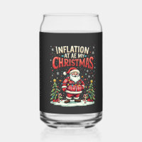 Inflation Ate My Christmas Funny Santa Economy