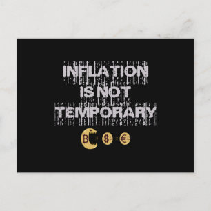 Inflation is not transitory postcard