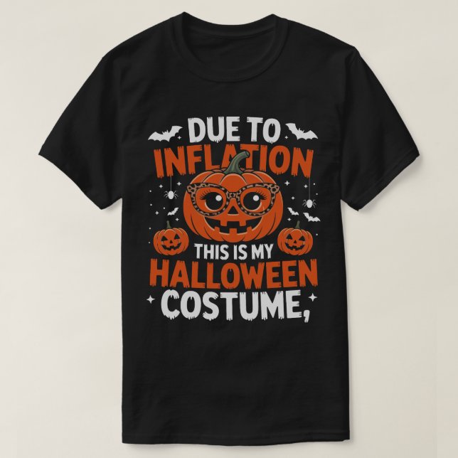 Inflation Pumpkin Costume Tee (Design Front)