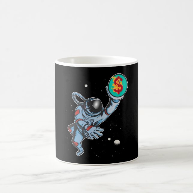 Inflation to the moon astronaut coffee mug (Center)