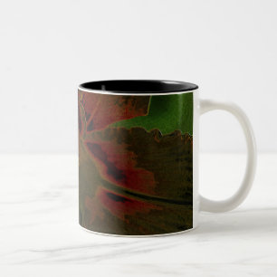Inflorescence of Allium aflatunense Two-Tone Coffee Mug