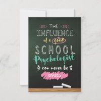 Influence of a Good School Psychologist