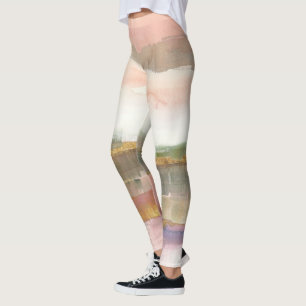 Influence of Line and Colour Gold Crop Leggings