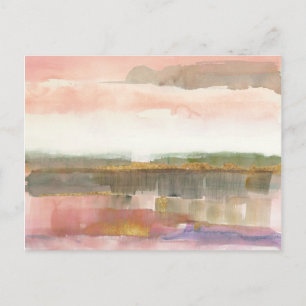 Influence of Line and Colour Gold Crop Postcard