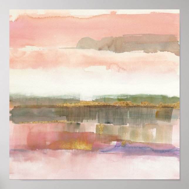 Influence of Line and Colour Gold Crop Poster (Front)