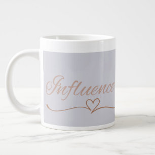 Influencer Aesthetic, Cute Birthday Gift for her Large Coffee Mug