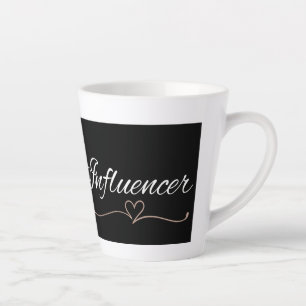Influencer Aesthetic, Cute Birthday Gift for her Latte Mug