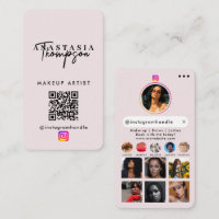 Influencer Beauty Nail Tech Social Media QR Code
