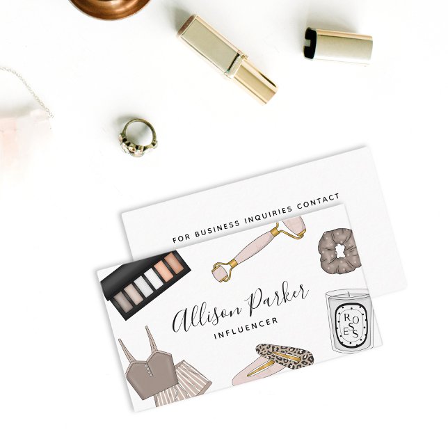 Influencer Blogger Business Card (Creator Uploaded)