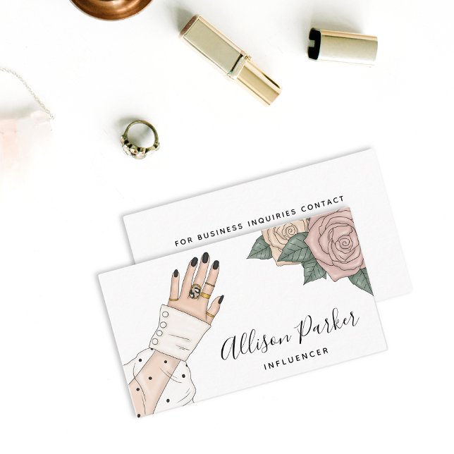 Influencer Blogger Business Card (Creator Uploaded)