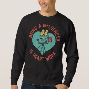 Influencer Content Creator Social Media Specialist Sweatshirt