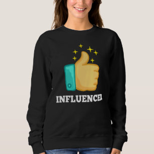 Influencer Content Creator Social Media Specialist Sweatshirt