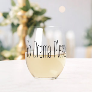 Influencer Gift Vintage Funny Trendsetter Stemless Wine Glass