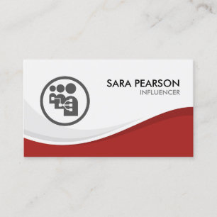 Influencer Internet Marketing Promotion Business Card