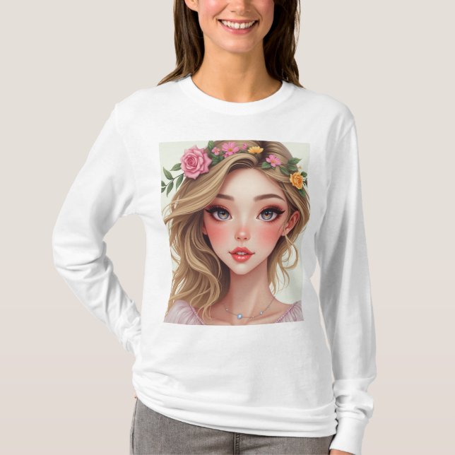 influencer long sleeve t-shirt (Front)