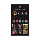 Influencer Photo Feed Grid Social Media QR Code 