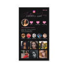 Influencer Photo Feed Grid Social Media QR Code