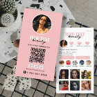 Influencer Photo Social Media QR Code Template