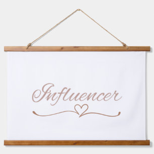 Influencer Script, Fun Birthday Gift for Her  Hanging Tapestry