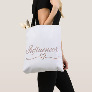 Influencer Script, Fun Birthday Gift for Her Tote Bag
