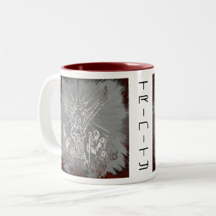 Influential Christmas Maze -  Trinity Two-Tone Cof Coffee Mug