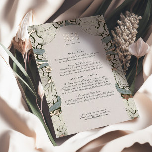 Info & Details Vintage Victorian Floral Wedding