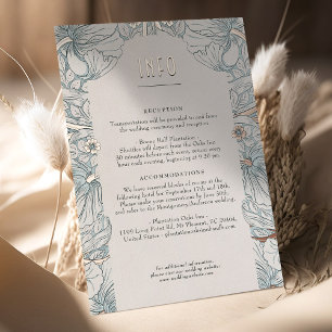 Info & Details Vintage Victorian Floral Wedding