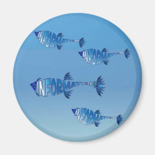 Info Fish Family Magnet