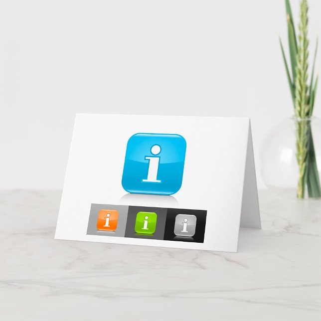 Info Icons Greeting Cards (Creator Uploaded)