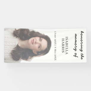 Informal Celebration of Life Memorial Design Banner